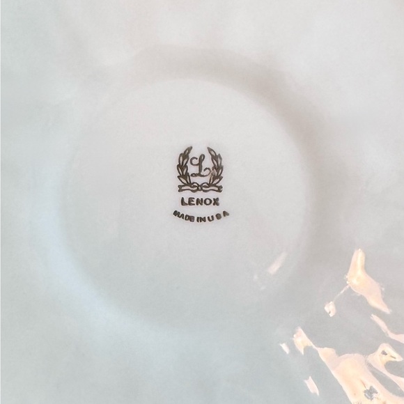 Vintage Lenox Greenfield Chip & Dip Platter - Picture 5 of 6